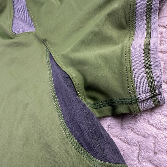 Lululemon Mens Polo Pullover Green Shirt Size Medium Activewear Golf - Picture 8 of 11